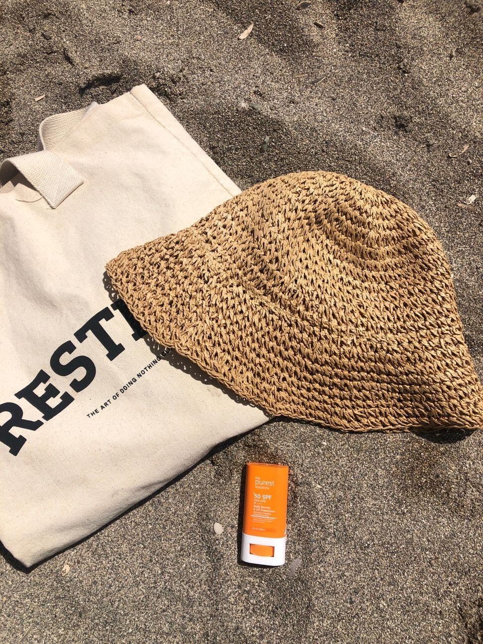 Straw Beach Bag